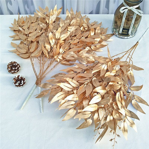 Artificial Willow Leaf Green Grass Fake