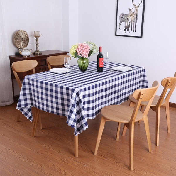 Table Linens Navy Pastoral Picnic Tablecloth