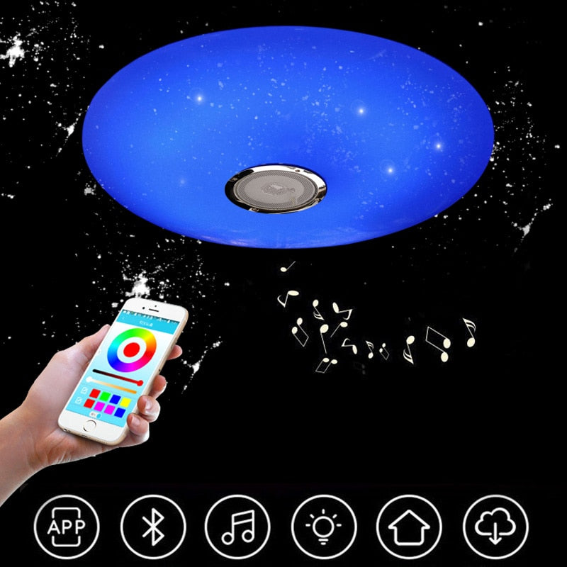Bluetooth Ceiling Light LED Modern Simple Ultra-thin