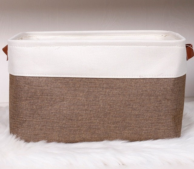 Portable Laundry Storage Baskets Canvas
