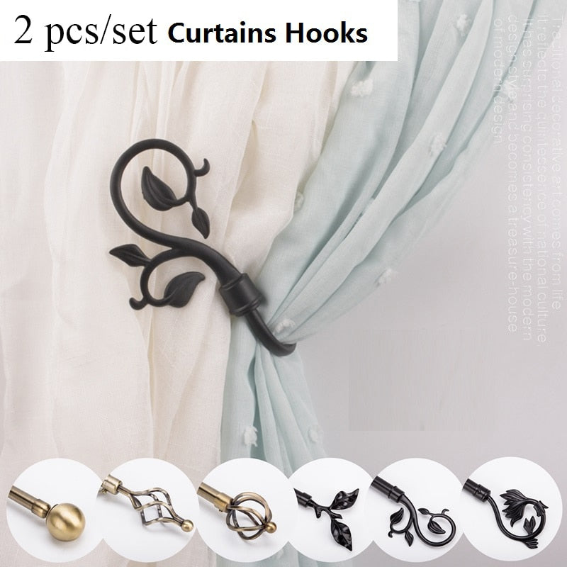 Curtain Tieback Holder Hooks