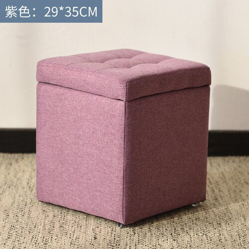 Small storage stool modern sofa
