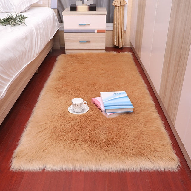 Carpet Imitation Wool Pad Long Hair