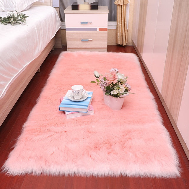 Carpet Imitation Wool Pad Long Hair