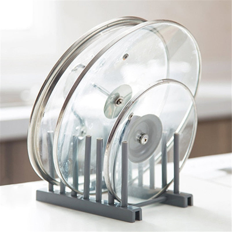 Pot Lid Rack Spoon Holder