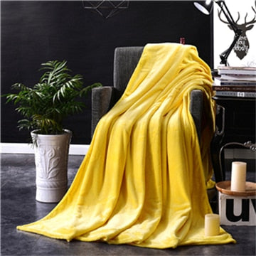 Red Flannel Blanket Soft Throw Blanket