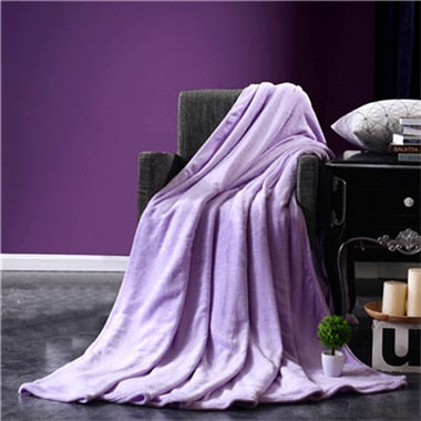 Red Flannel Blanket Soft Throw Blanket