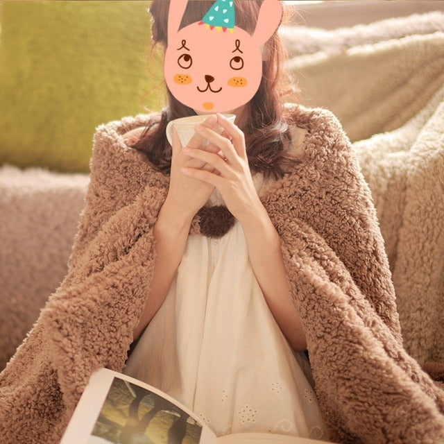 Universal Lamb Velvet Blankets Tapestry