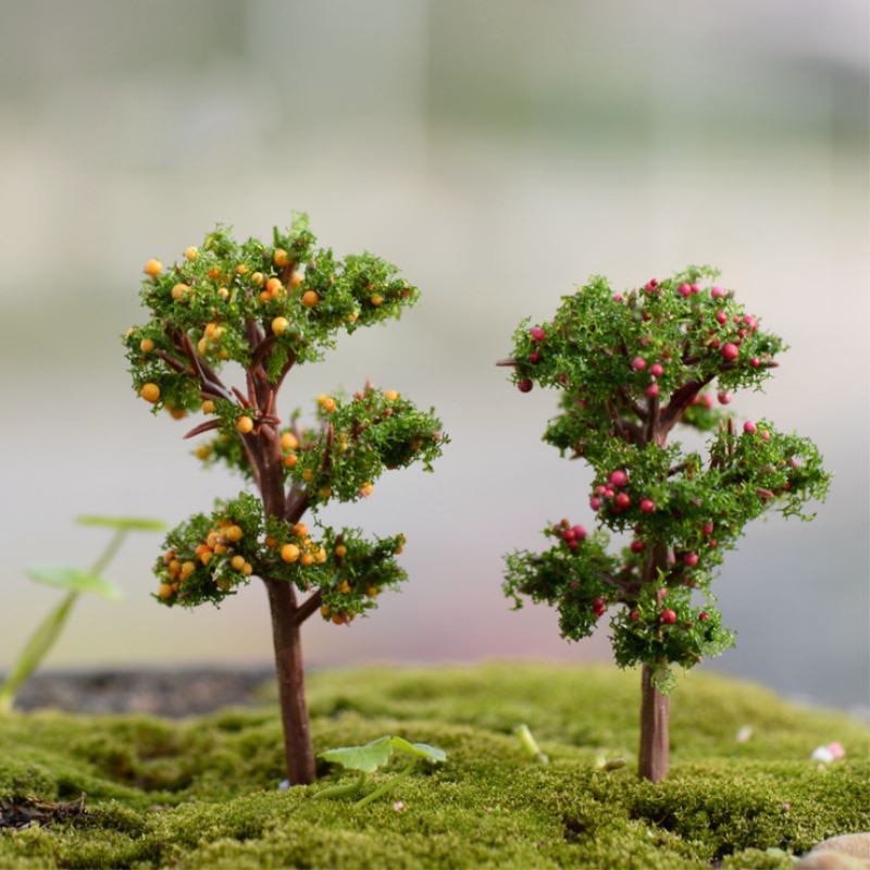 Mini Miniature Garden Tree Figurine Craft