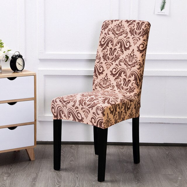 Floral Printing Elastic Chair Cover