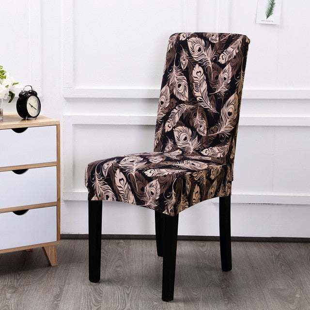 Floral Printing Elastic Chair Cover