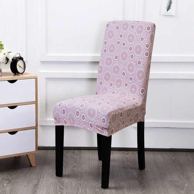 Floral Printing Elastic Chair Cover