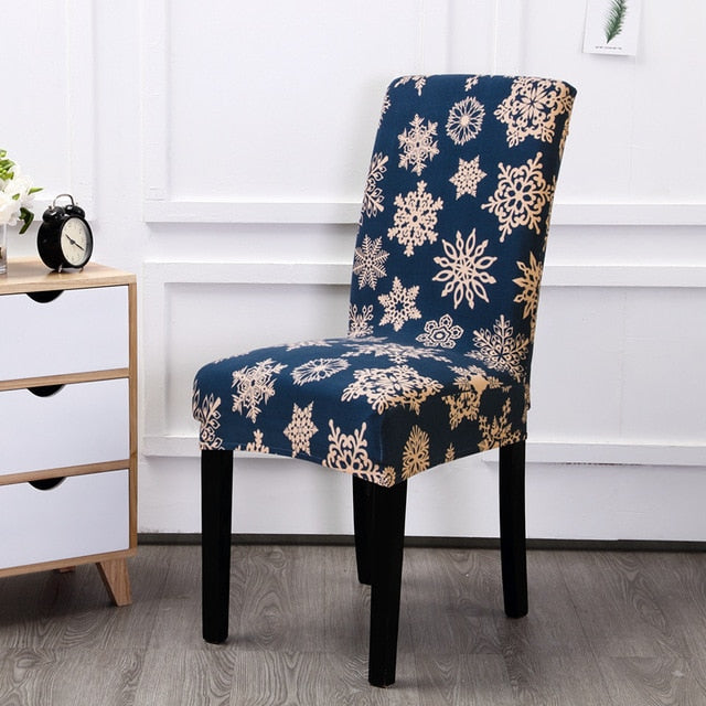 Floral Printing Elastic Chair Cover