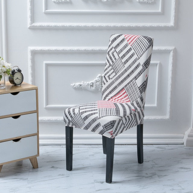 Floral Printing Elastic Chair Cover