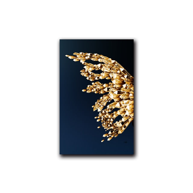 Butterfly Wings Abstract Canvas Poster Wall Art Poster Print Minimalist