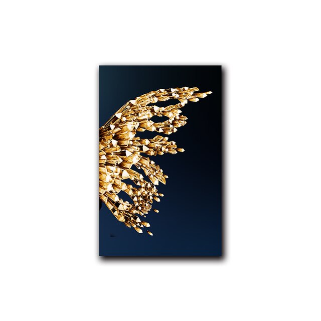 Butterfly Wings Abstract Canvas Poster Wall Art Poster Print Minimalist