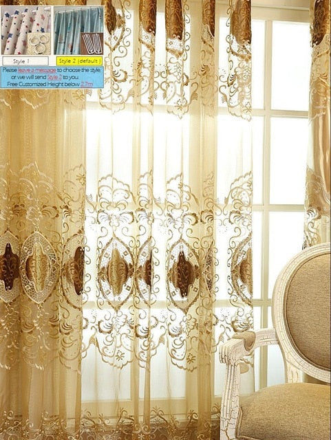 Silk Cloth Curtain Home Furnishing