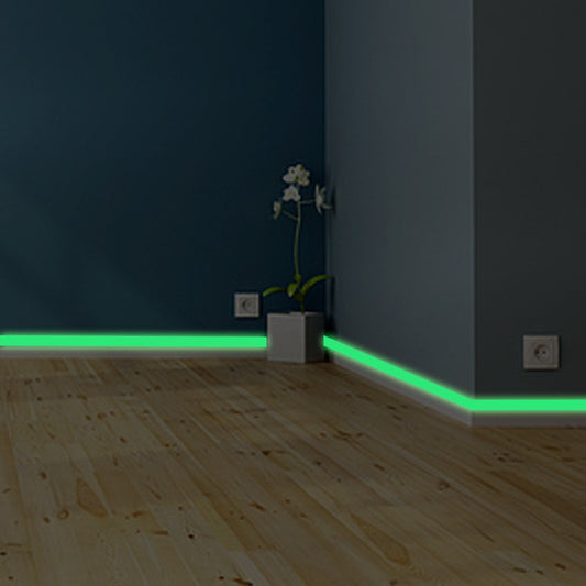 Luminous band baseboard wall sticker