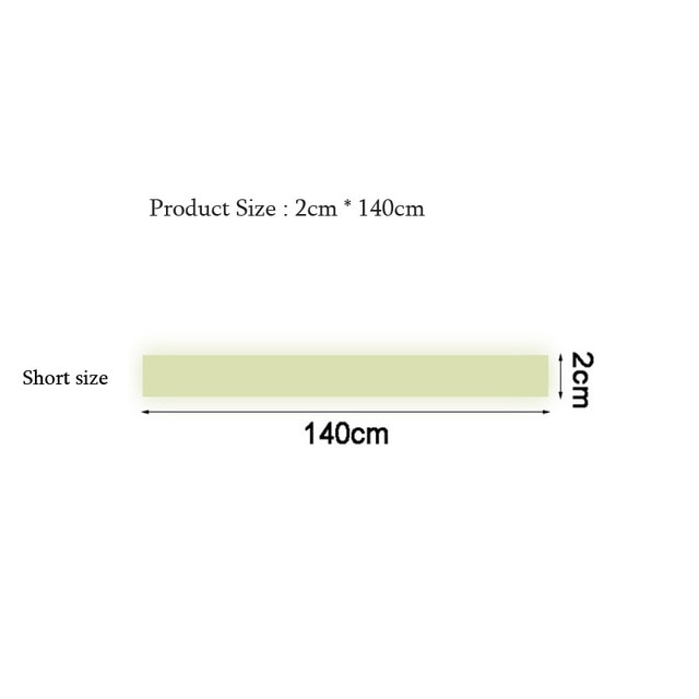 Luminous band baseboard wall sticker