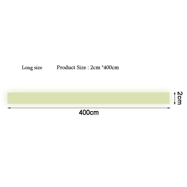 Luminous band baseboard wall sticker