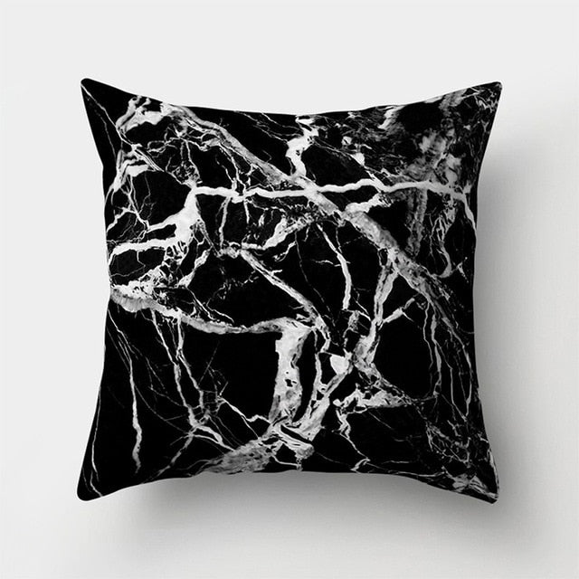Geometric Pillow Marble Throw Pillow Case