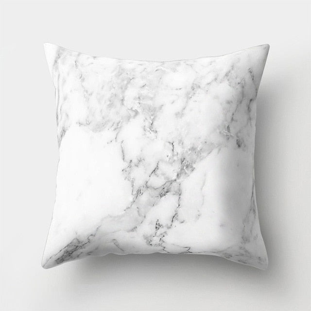 Geometric Pillow Marble Throw Pillow Case
