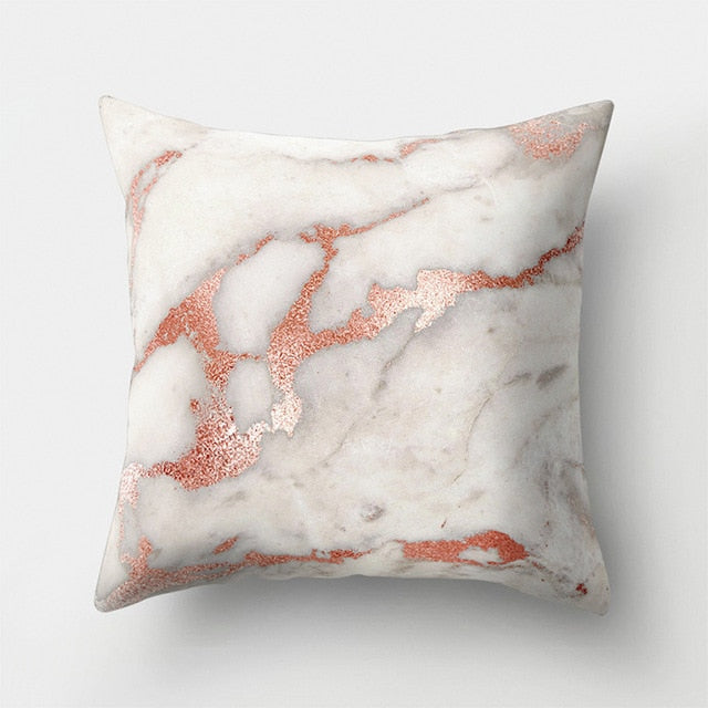 Geometric Pillow Marble Throw Pillow Case