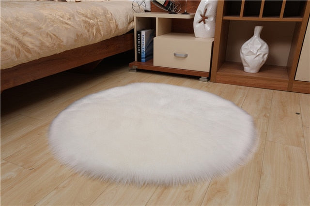 Sholisa Faux Fur Area Rug Fluffy Carpet