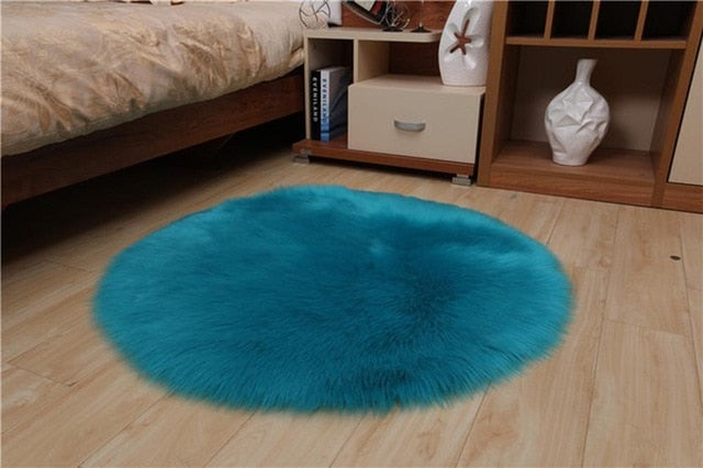 Sholisa Faux Fur Area Rug Fluffy Carpet