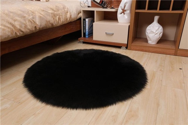 Sholisa Faux Fur Area Rug Fluffy Carpet