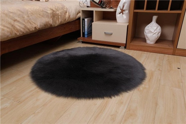 Sholisa Faux Fur Area Rug Fluffy Carpet