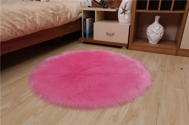 Sholisa Faux Fur Area Rug Fluffy Carpet