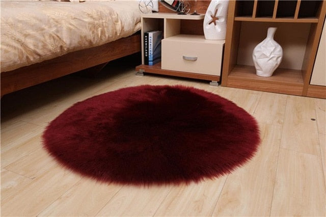 Sholisa Faux Fur Area Rug Fluffy Carpet