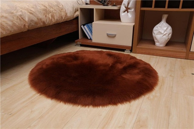 Sholisa Faux Fur Area Rug Fluffy Carpet