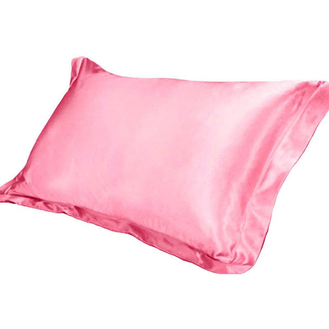 Pure Emulation Silk Satin Pillowcase Cover