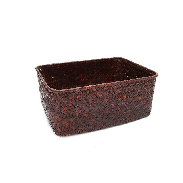 Handmade Basket Rattan Box Organizer