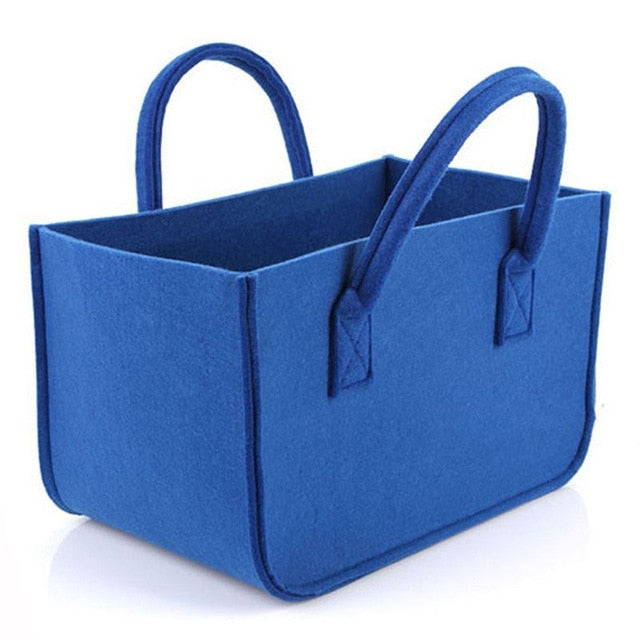 Storage Felt Shopping Basket Cloths Bag