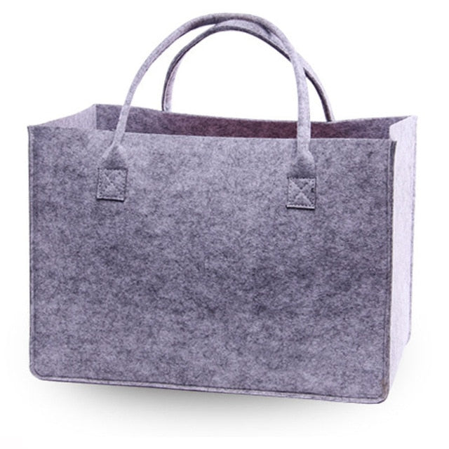 Storage Felt Shopping Basket Cloths Bag