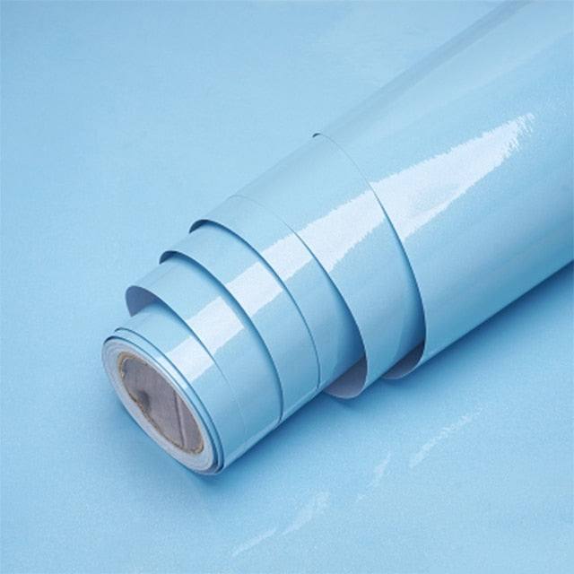 Glossy Marble Stickers Vinyl Wallpaper