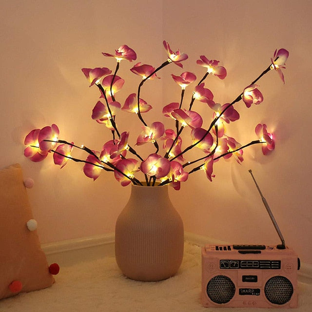 LED Simulation Orchid Lights Bulbs