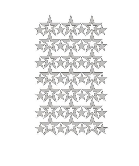 Hollow Stars Wall Sticker For Baby Nursery Rooms