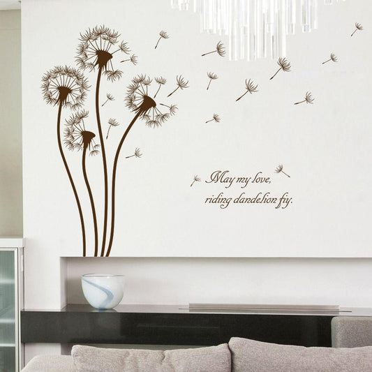 Dandelion stickers wall sticker wall art