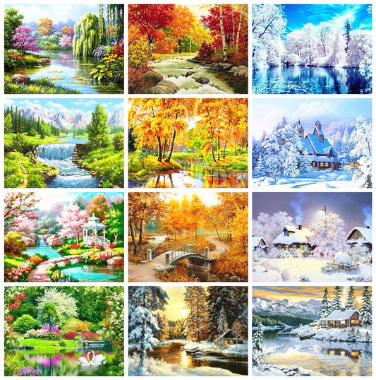 Diamond Painting Landscape Mosaic