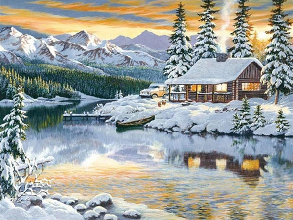 Diamond Painting Landscape Mosaic