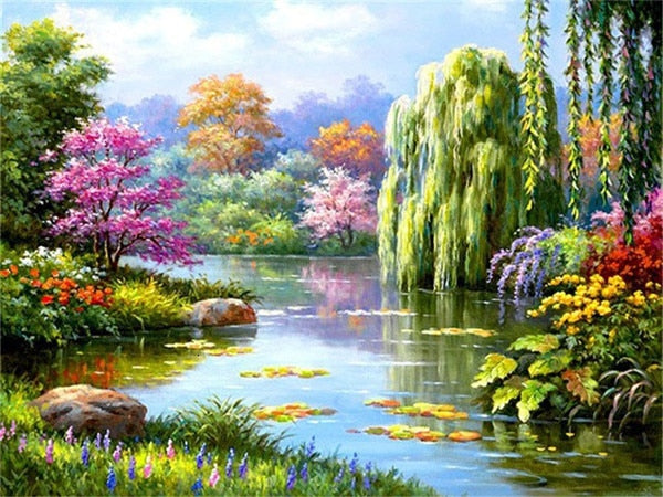 Diamond Painting Landscape Mosaic