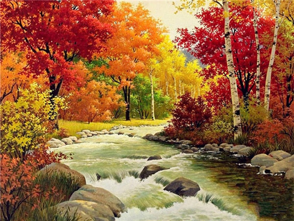 Diamond Painting Landscape Mosaic
