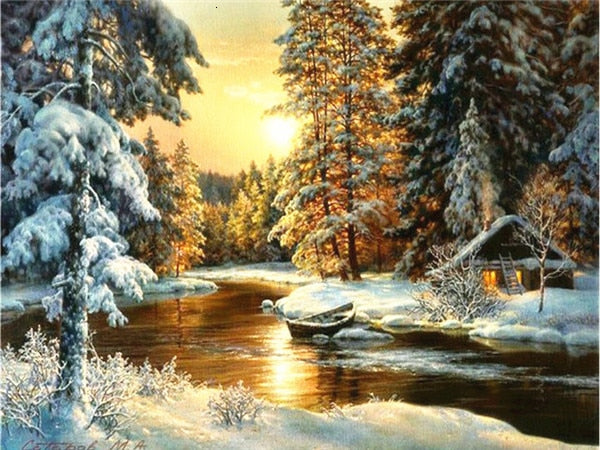 Diamond Painting Landscape Mosaic