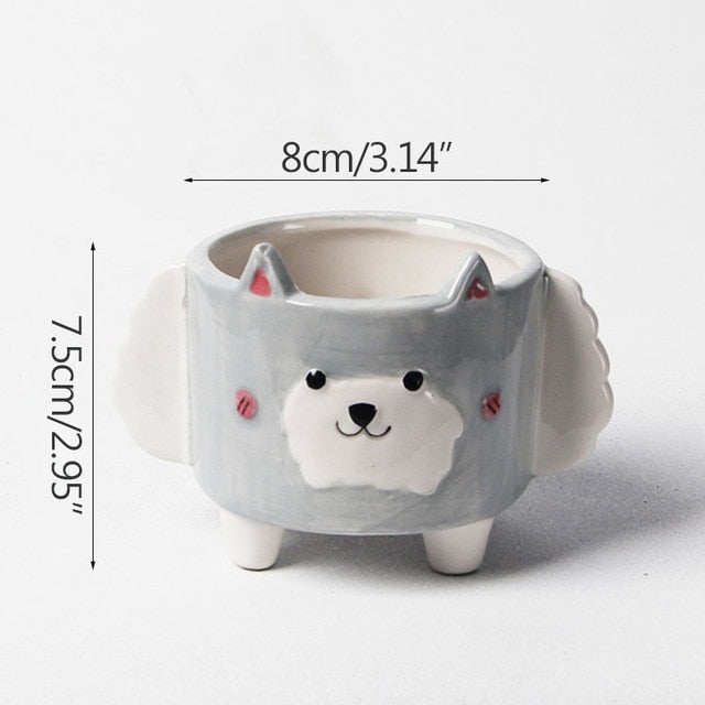 Succulent Ceramic Flowerpot Creative