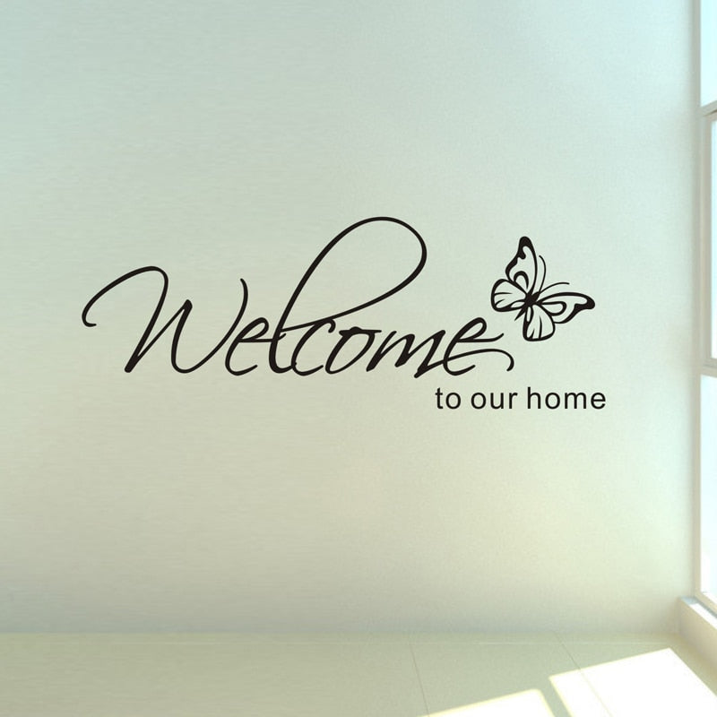 Welcome To Our Home Wall Sticker