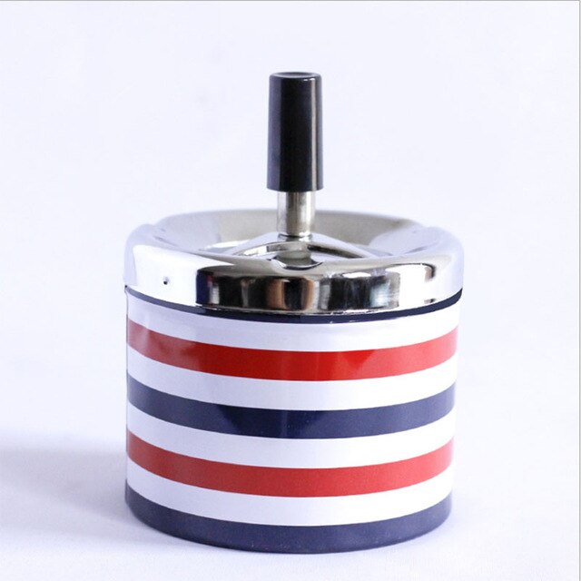 Stainless Steel Portable Ashtray Spinning